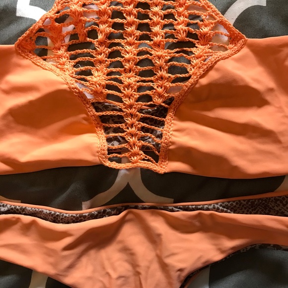 Acacia Orange Bikini Medium/Large - Picture 2 of 4
